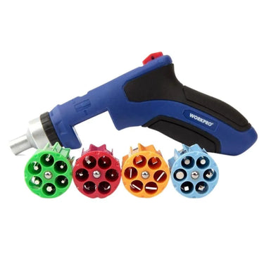 WORKPRO 24 In 1 Grip Style Screwdriver Set Auto-Loading Ratchet Screwdriver Phillips Torx Hex W021176 from NSE Imports #1.
